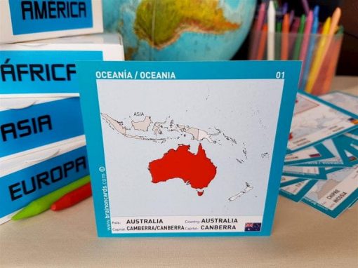 Países y capitales de Oceanía ¡aprende jugando! Australia.