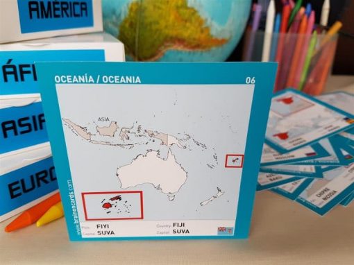 Países y capitales de Oceanía ¡aprende jugando! Fiyi.