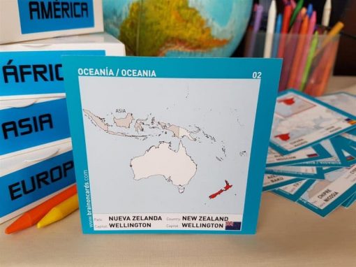 Países y capitales de Oceanía ¡aprende jugando! Nueva Zelanda.