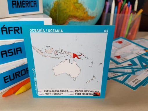 Países y capitales de Oceanía ¡aprende jugando! Papúa Nueva Guinea
