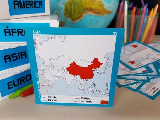 Países y capitales de Asia ¡aprende jugando! China